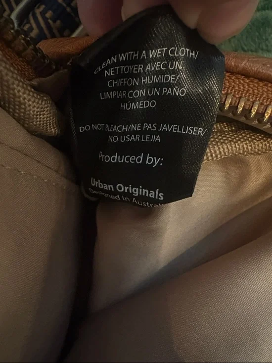 Urban Originals Anthropology Sling Bag Brown Detachable Strap - Picture 6 of 10